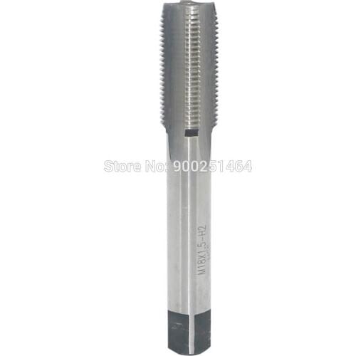 M18 x 1.5 mm Thread Tap High Speed Steel Metric Right Hand Thread HSS