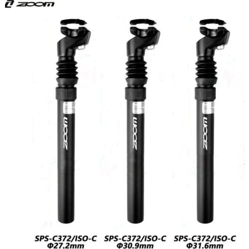 ZOOM seatpost 27.2/30.9/31.6mm X350mm Suspension Damper seat post Mountain bike Bicycle Seat post mtb Bike Parts