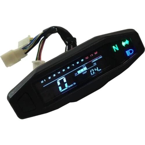 Easy Installation Motorcycle Thermometer Digital Speedometer Compatible with Russian KR200 Motorcycle F19A