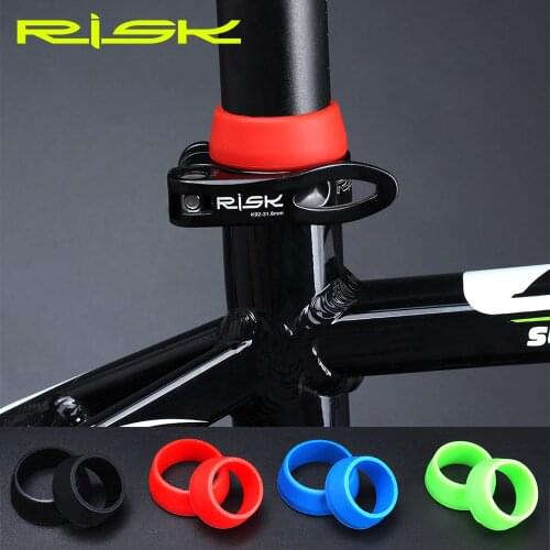 Bicycle Seat Post Rubber Ring Dust Cover Cycling Silicone Waterproof Mountain Bike Seatpost Protective 1Pc
