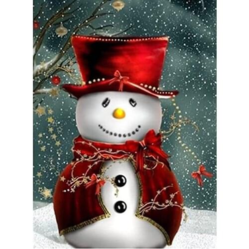 Christmas Santa Claus Snowman 14CT Cross-Stitch Embroidery Set Handicraft Sewing Needlework Craft Different Festivals Mulina