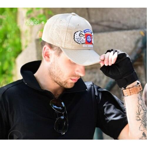 US WW2 82ND AIRBORNE LOGO MILITARY SOUVENIR HAT TACTICS BASEBALL CAP 5605101