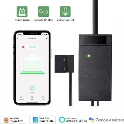 EU US UK AU Wireless WIFI Smart Garage Door Switch Alarm Home Security,Tuya Smart Life APP Remote Alexa Google Home Conrtrol