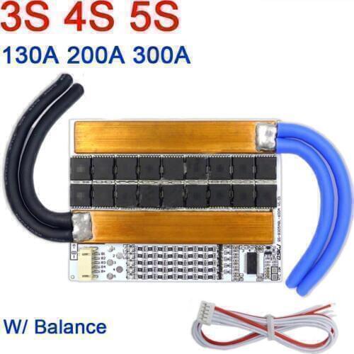 DYKB 3S 4S 5S 130A 200A 300A 3.2V Li-ion Lipo LifePo4 Lithium Protection Board High Current Inverter BMS Motorcycle car start