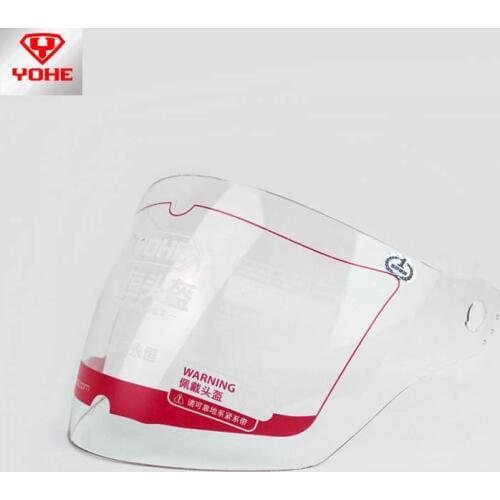 YOHE YH-887A Motorcycle visor, half face helmet 887A general original lens , clear black
