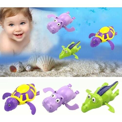 Fun Cute Baby Child Children Clockwork Bath Animal Toys