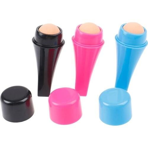 1PC Face Oil Absorbing Roller Volcanic Stone Blemish Remover Rolling Stick Ball Beauty Skin Care Tools
