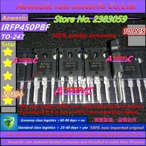 Aoweziic 2019+ 100% new imported original IRFP450 IRFP450PBF TO-247 N trench FET 500V 14A