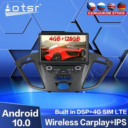 For Ford Transit Custom 2016 2017 2018 2019 Android Radio Recorder Car GPS Navagation Multimedia Player Autoradio Head Unit DSP