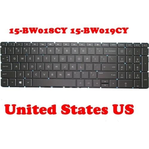 Laptop backlit Keyboard For HP 15-BW000 15-BW018CY 15-BW019CY 15-BW020CY 15-BW024CL 15-BW025CY 15-BW026CY 15-BW027CY 15-BW052OD