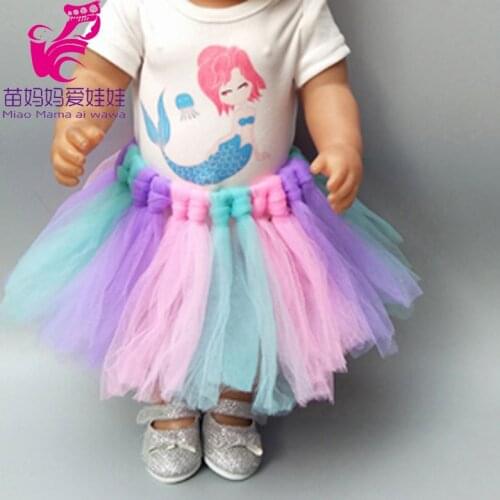 Doll clothes set 18 inch doll dress for 43cm baby doll dress set baby birthday gift