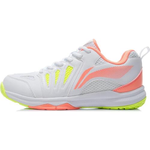 Li-Ning Women ALL-ROUND TRAINER Badminton Training Shoes Anti-Slip LiNing Sport Shoes Wearable Sneakers AYTP004 SAMJ19