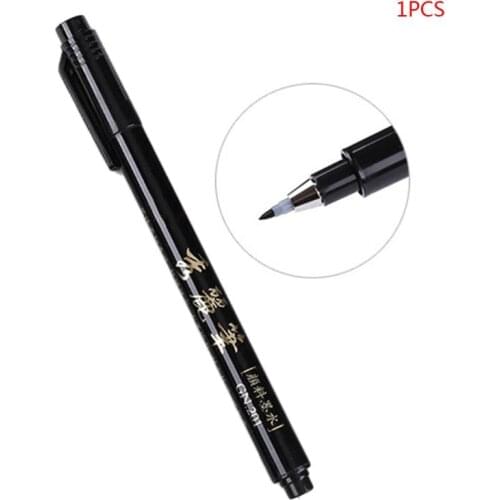 1/4/6/9pcs Chinese Japanese Calligraphy Brush Pen Markers Art Writing Painting