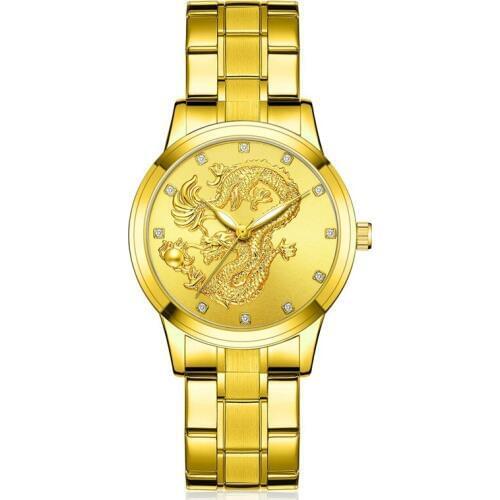 Fashion Watch men Dragon Quartz Wristwatches Mens Watch clock mens watches top brand luxury casual dress gifts for husband