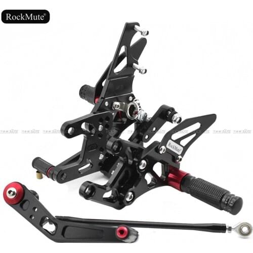 Motorcycle Rearsets For Honda CBR1000RR (non-ABS) 2012-2018 CNC Adjustable Footrest Shift Lever Brake Pedal Foot Pegs Rear Set