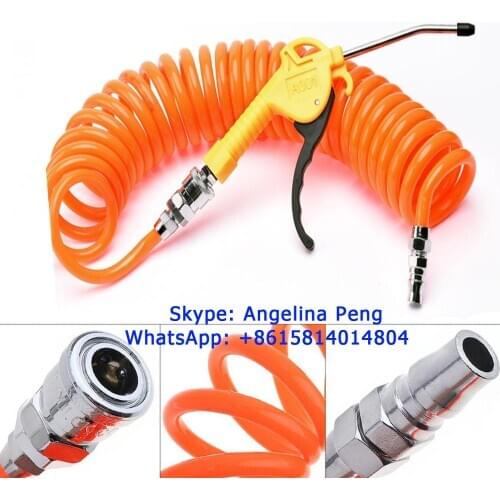 PU duct Special supply pneumatic spring tube PU12X8 various PU air tube