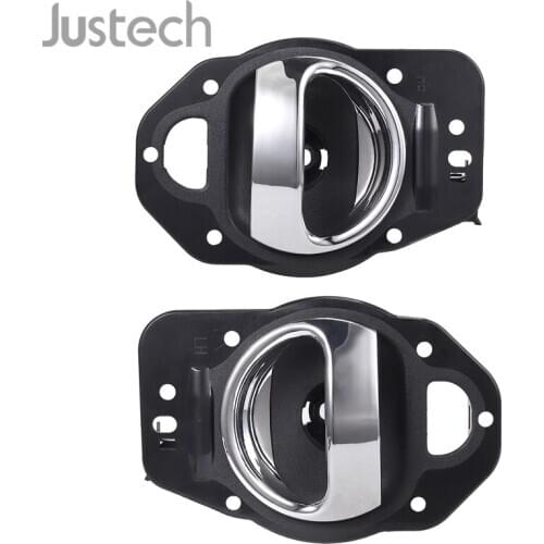 Justech New Car Inside Interior Door Handle Chrome Driver Side Left / Right 25812196 20897806 For 06-11 Chevy HHR