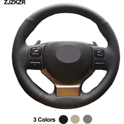 Hand Sewing Car Auto Steering-Wheel Cover Wrap For Lexus NX200t 15-2017 IS200t 2016-17 IS250 14-15 IS300 2016-2020 IS III IS350