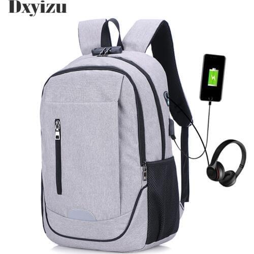 2020 Men Anti theft Backpack Laptop Backpacks Teenage Boys Backpack Schoolbag Male Men Water repellent Large Capacity Bags