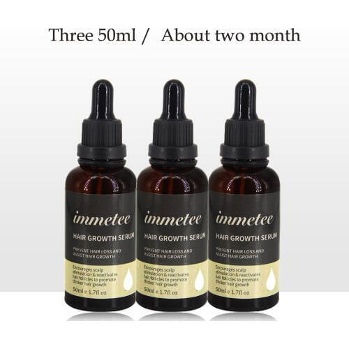 Powerful Hair Growth Serum Prevent Hair Loss Essential Oil Longer Thicker Prevent Baldness Products Hair Grow Hair Growth 3pcs
