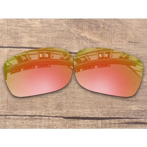 Vonxyz Peach Gold Mirror Polarized Replacement Lenses for-Oakley TwoFace Frame