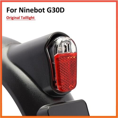 Rear Fender Taillight For Ninebot MAX G30D Electric Scooter Brake Light With Frame Cable Lines Parts