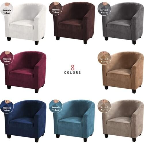 1 Seater Jacquard Sofa Cover For Living Room Cafe Hotel Strech Sofa Slipcover Elastic Couch Cover Furniture Protector Covers