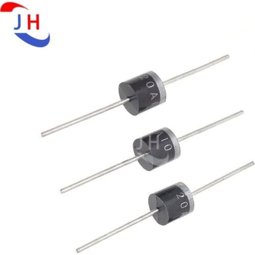 10pcs 10A10 6A10 20A10 R-6 DIP 6A 10A 20A 1000V electrical Axial Rectifier Diode Anti-Pump/Reflow Circuit Board