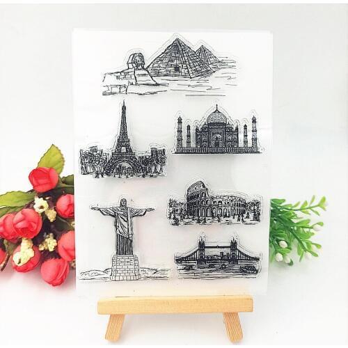 11*16cm historic interest Transparent Clear Stamps / Silicone Seals Roller Stamp for DIY scrapbooking photo album/Card Making