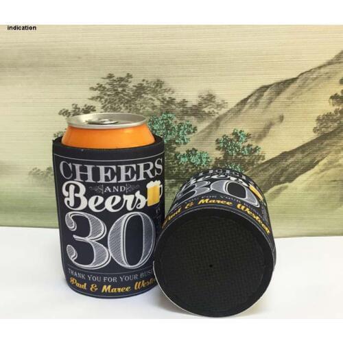 200pcs/lot Neoprene Can Cooler For Picnic Food Stubby Holder Beer Can As Christmas Or Thanksgiving Day Gift For Food Store