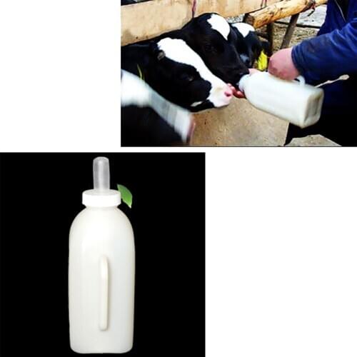 2L Calf Milk Bottle Rearing Teat Feeder with Nipple