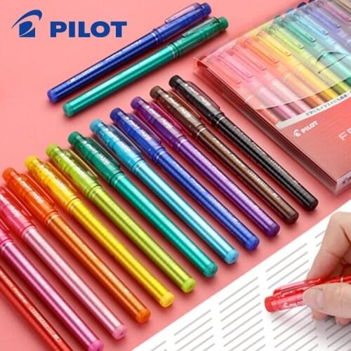 PILOT DPK-SFFL 0.45mm color pen rubbing watercolor pen student art painting erasable marker pen