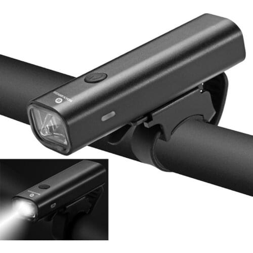 ROCKBROS Waterproof Bicycle Front Light USB Charge Bike Headlight Ultralight Cycling Flashlight Outdoor Night-riding Equipment