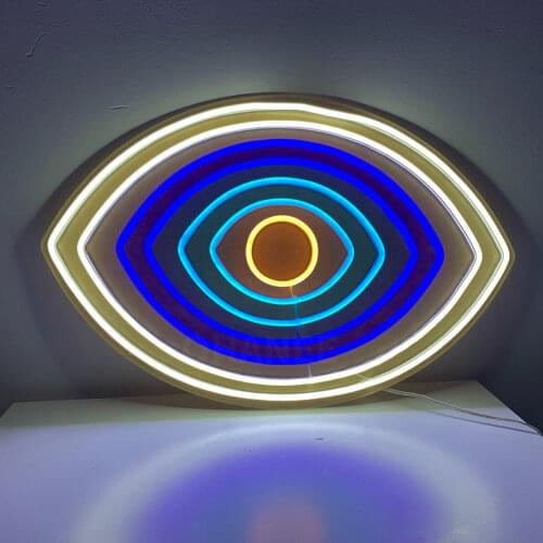 Custom Led Eye Neon Sign for I'm Watching You Wall Lights Party Shop Window Restaurant Birthday Wedding Decoration