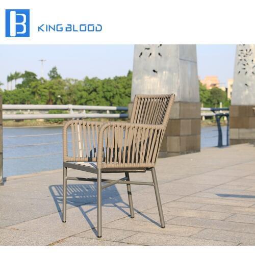 All weather rattan woven dining room chairs