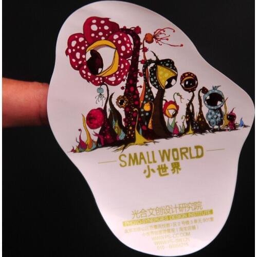 Roll or sheet self glossy and matte stickers for household labels