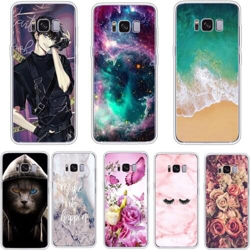 Silicon phone Case For Samsung Galaxy S8 Cases Cover For Samsung S8 plus Phone shell cartoon full 360 protective Coque
