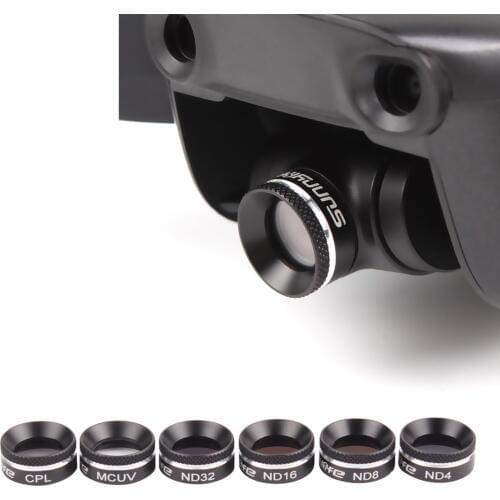 Sunnylife MCUV CPL ND4 ND8 ND16 ND32 Mavic Air Lens Filter Set for DJI MAVIC AIR Drone Gimbal Camera Sunhood Lens Protector