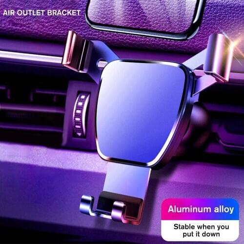 Universal Car Mobile Phone Holder Air Vent Clip Mount Mobile Phone Stand Holder For iPhone 12 11 SE Phone Holder
