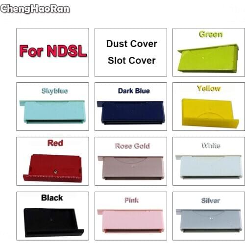 ChengHaoRan High Quality Original Used Dust Cover Slot Cover for Nintendo NDS Lite Console Card Slot Dustproof Case for NDSL