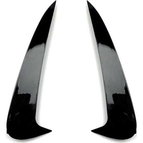 Rear Bumper Spoiler Side Canard for Mercedes for Benz C Class Estate S205 C180 C200 for AMG Black
