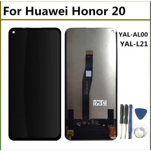 LCD Display For Huawei Honor 20 LCD Display Touch Screen Digitizer Assembly With Frame For Huawei Honor 20 YAL-L21 YAL-AL00 LCD