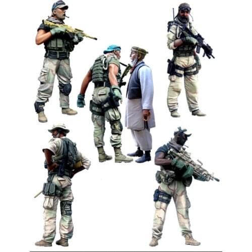 1/35 Resin Figure Model Kit Unassambled Unpainted E(55.70.71.72)