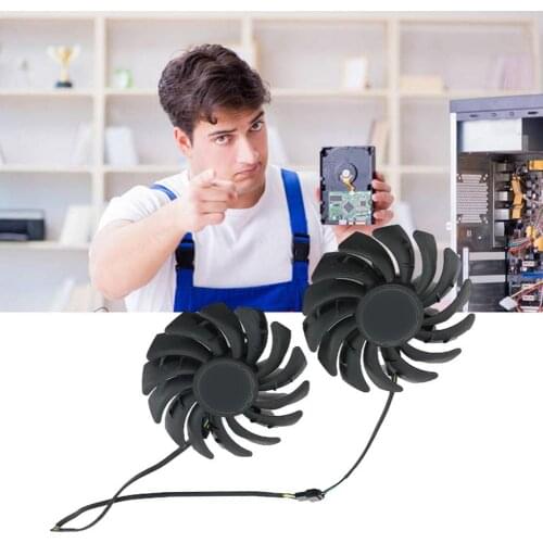 85mm Computer Graphics Cooling Fan For MSI RX 5700 XT/5600 XT/5500 Heatsink XT 1Pair Air Cooler C1J0