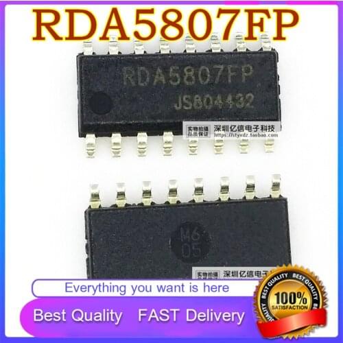10Pcs/Lot New Original AUDIO RDA5807 FM FM STEREO RADIO Chip RADIO IC