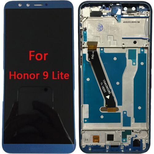 100%Tested For Huawei Honor 9 lite Screen Display 5.65 inch With Frame Touch Screen Digitizer Assembly LLD-AL10 TL10 LCD Screen