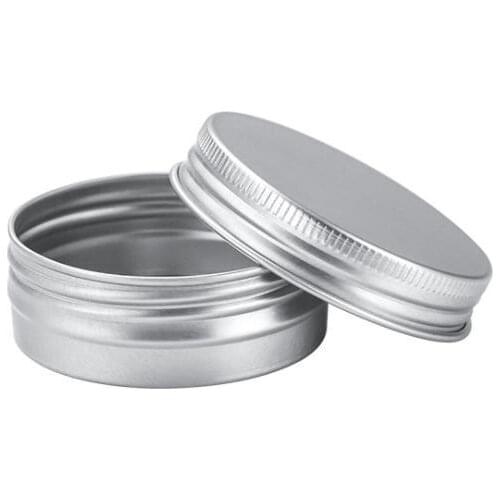 1000pcs 30g aluminum jar, 30 gram metal cream jar, 1 oz silver aluminum tin, 30 g metal cosmetic container SN364