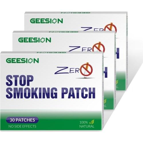 1box=30patches/lot 100% Natural Ingredient Stop Smoking Patches to Give Up Cigarettes Plaster Anti Smoking Patch