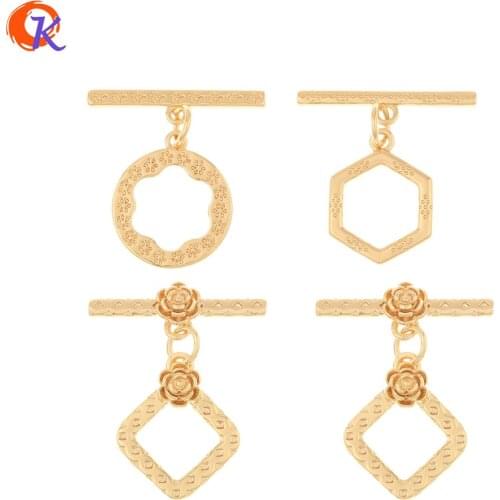 Cordial Design 30Pcs Jewelry Accessories/OT Clasps Findings/Genuine Gold Plating/Hand Made/Bracelets Connectors/DIY Making