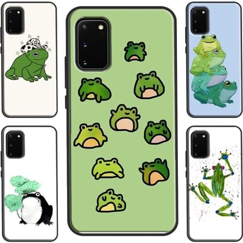 Cartoon Frogs Case For Samsung Note 20 Ultra Note 9 10 Lite Case For Galaxy S20 FE S8 S9 S10 Plus S10e